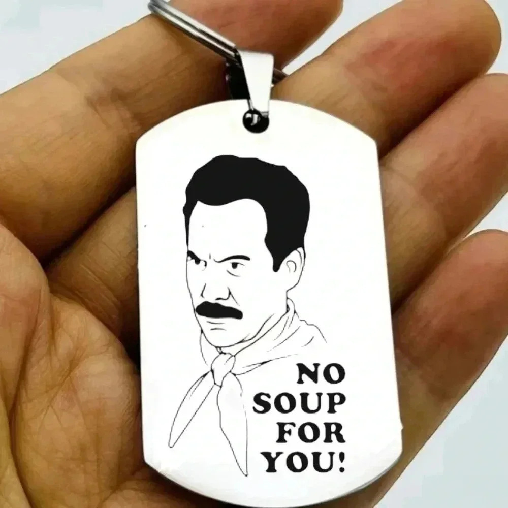 Senfield tv show funny quote Keychain